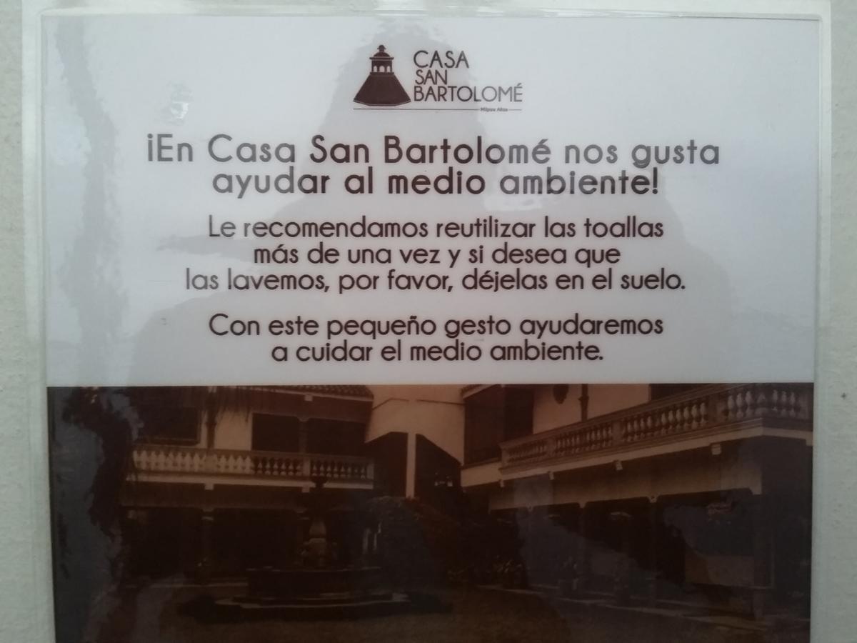 Casa San Bartolome Hotel San Bartolome Milpas Altas Екстериор снимка